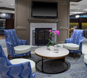 Hotel’s living room