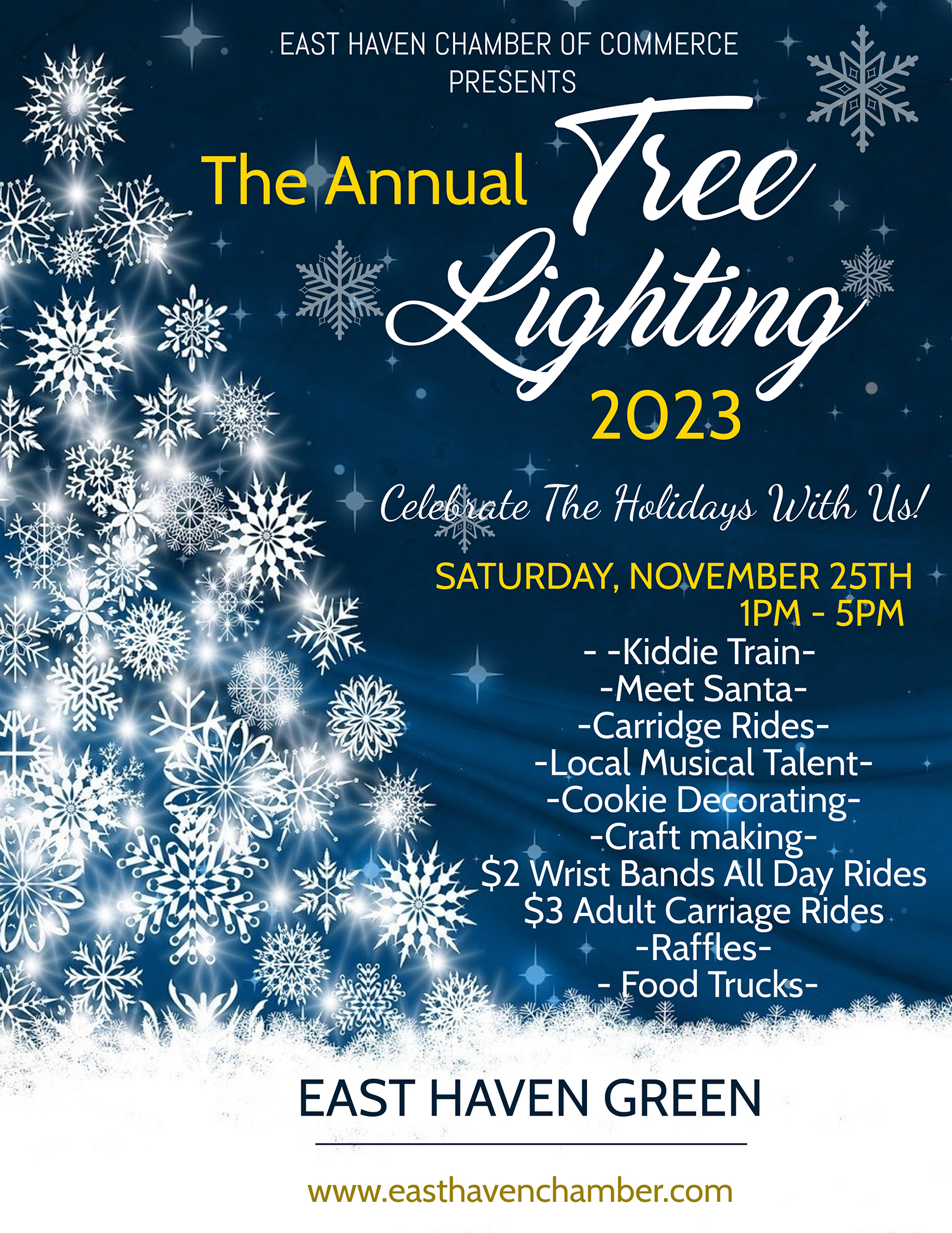 East Haven Tree Lighting flyer