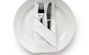 White table setting