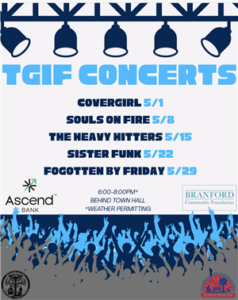 TGIF Branford Concert Flyer