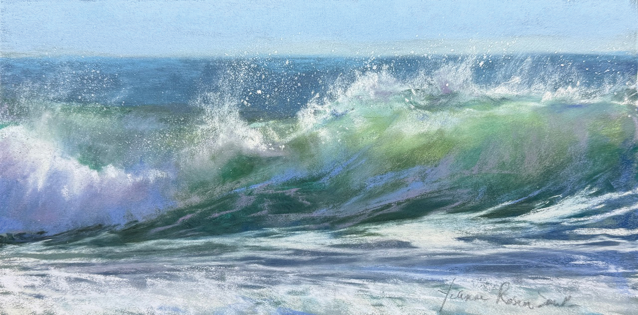 PR INK Jeanne Rosier Smith- Summer Wind, Patel, 6 x 12 inches, $800